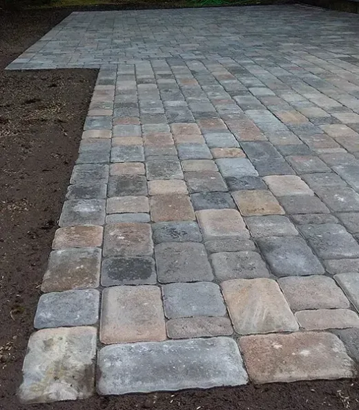 Patios and Walkways Installation in Charlevoix, MI — completed Hope Landscaping LLC project
