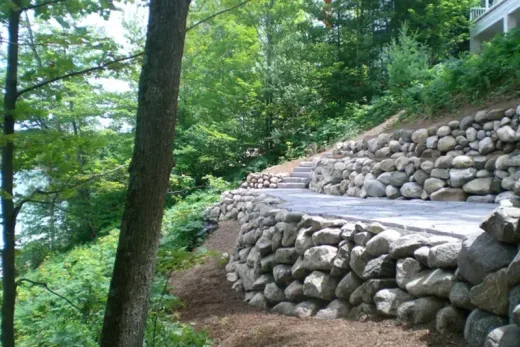 Hardscaping Services in Indian River, MI — completed Hope Landscaping LLC project