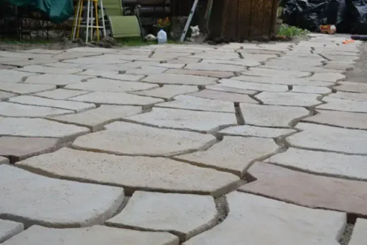 Masterful Paving Stone Installation